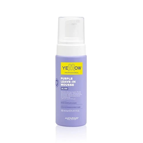 Yellow Silver Purple Leave-In Mousse