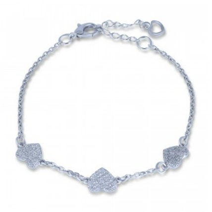 Silver Bracelet For Women With Stones