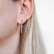 Silver Stud Earrings with Fianites