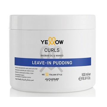Curls Leave-In Pudding. Brand Yellow 