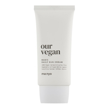 Our Vegan Basic Daily Sun Cream. Brand Manyo