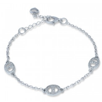Silver bracelet "Elba" 925