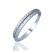 Women's Thin Silver Ring with Fianites