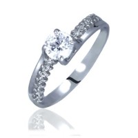 Women's Silver Ring With Fianites