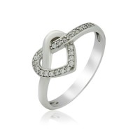 Silver Heart Ring