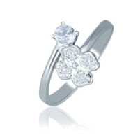 Silver Flower Ring