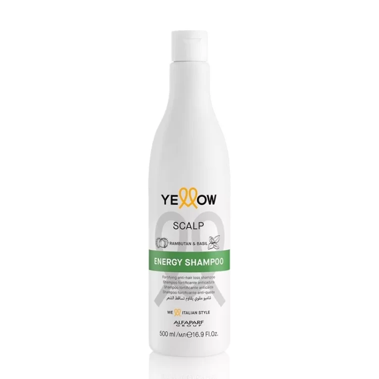 Scalp Energy Shampoo. Brand Yellow 