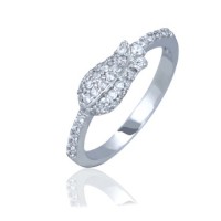 Silver Ring With A Flower