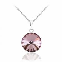 Kobi Pendant with chain Rivoli-14 mm with Swarovski