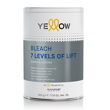 Yellow Bleach Powder 7 Levels of Lift