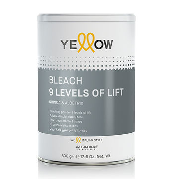 Yellow Bleach Powder 9 Levels of Lift
