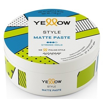 Yellow Style Matte Paste Strong Hold